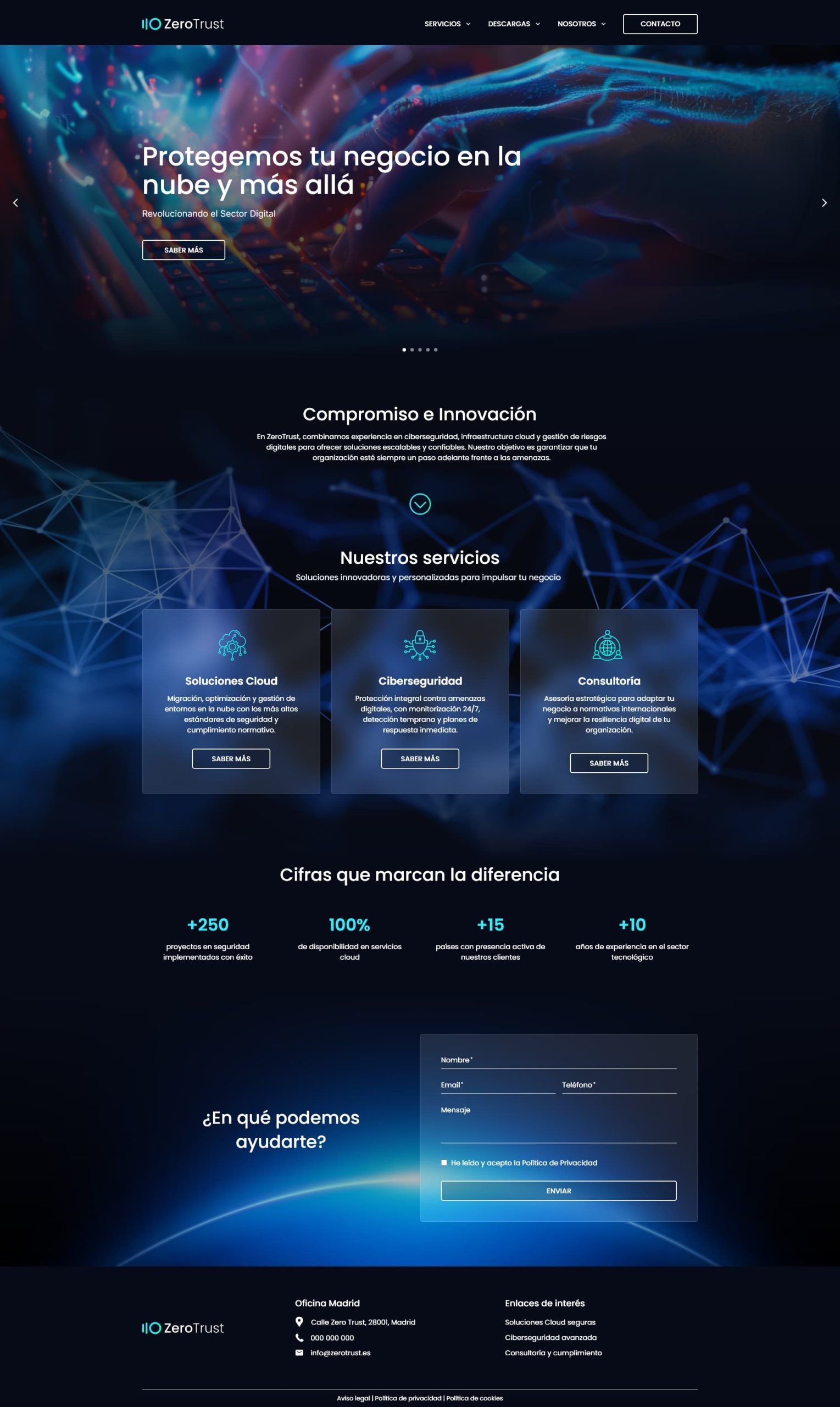 Maqueta web taller de coches